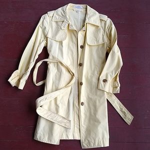 Gap yellow trench coat